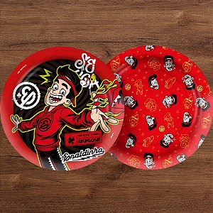 Prato de Papel Redondo - Enaldinho - 18x18cm - 8 unidades - Regina - Rizzo