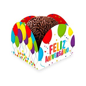 Porta Forminha - Feliz Aniversário - 3,5x3,5cm - 50 unidades - Regina - Rizzo