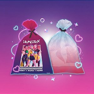 Sacola para Lembrancinha - Guerreiras do K-pop - 25x14,5cm  - 8 unidades - Festcolor - Rizzo