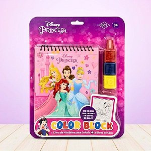 Kit Para Colorir com Giz - Princesas - 4 Itens - 1 unidade - Disney Original - Rizzo