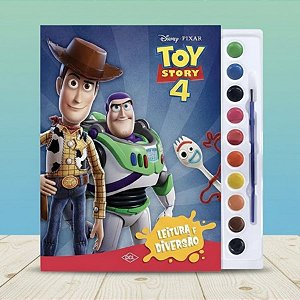 Kit Para Colorir Livro e Aquarela - Toy Story - 1 unidade - Disney Original - Rizzo