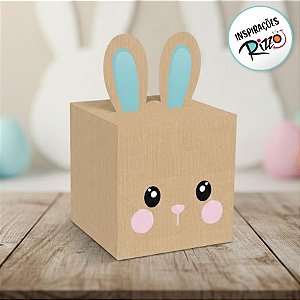 Caixa Pop Up - Minha Coelhinha Azul - M 9x9x11cm - 10 unidades - Cromus - Rizzo