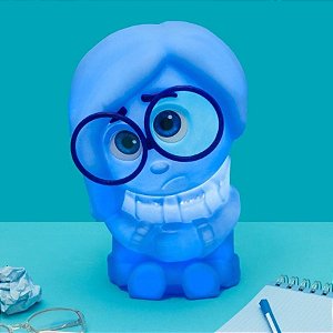 Luminária Tristeza - Divertidamente - 23cm - 1 unidade - Disney Original - Rizzo