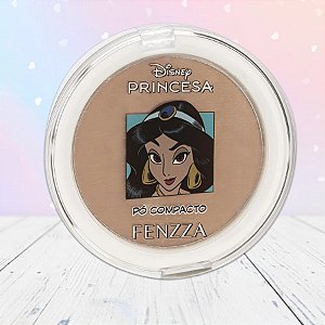 Pó Compacto - Jasmine - Princesas - 10g - 1 unidade - Disney Original - Rizzo