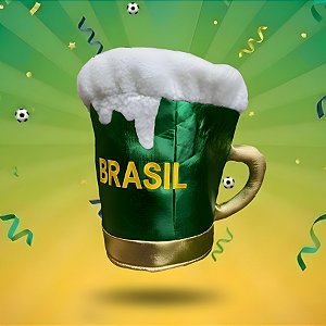 Cartola Brasil - Chop Verde e Ouro - 1 unidade - Rizzo