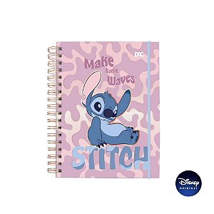 Caderno Mini Smart Com Folhas Reposicionáveis - Stitch - Ref. 4669 - Disney Original - 1 unidade - Rizzo