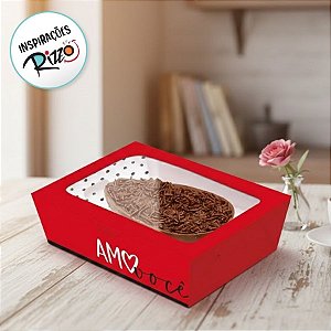 Caixa Practice para Meio Ovo de 350g - Tanto Amor - 6 unidades - Cromus - Rizzo