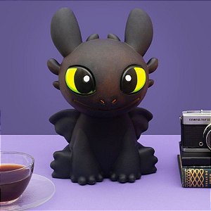 Luminária Banguela - Como Treinar Seu Dragão - 29cm - 1 unidade - Rizzo