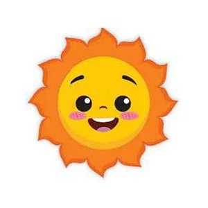 Painel Decorativo em EVA - Sol - 30x30cm - 1 unidade - Rizzo