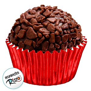 Forminha Laminada para Doces - Vermelho - Número 06 - 50 unidades - Regina - Rizzo