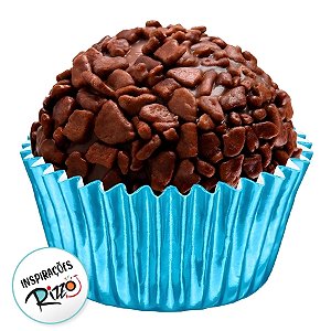 Forminha Laminada para Doces - Azul Bebê - Número 06 - 50 unidades - Regina - Rizzo