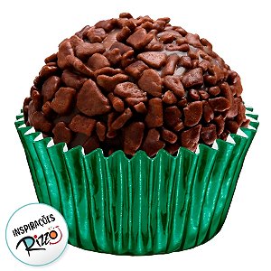 Forminha Laminada para Doces - Verde Escuro - Número 06 - 50 unidades - Regina - Rizzo