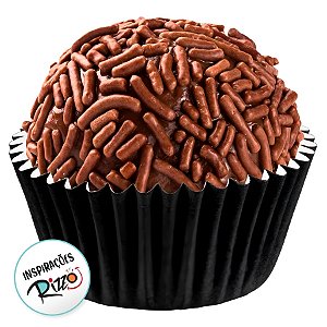 Forminha para Doces - Preto - Número 04 - 100 unidades - Regina - Rizzo
