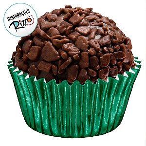Forminha Laminada para Doces - Verde Escuro - Número 04 - 50 unidades - Regina - Rizzo
