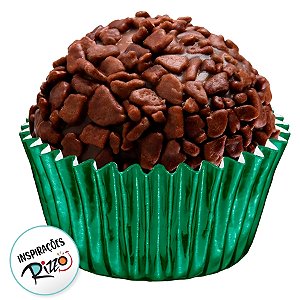 Forminha Laminada para Doces - Verde Escuro - Número 05 - 50 unidades - Regina - Rizzo