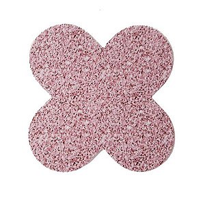 Forminha 4 Pétalas Glitter Rosa Cod. 10.84 com 50 un. Nc Toys