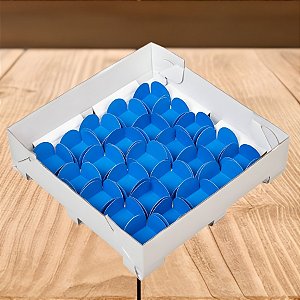 Caixa Para Doces e Salgados Branca - Tamanho P - 20x20x05cm - 1 unidade - Regina - Rizzo