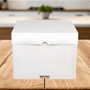 Caixa Para Bolo Branca - CB32-28 - 32x32x25cm - 1 unidade - Regina - Rizzo