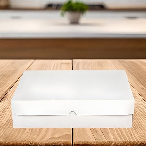 Caixa Para Bolo Branca - Tamanho B6 - 38x47x12cm - 1 unidade - Regina - Rizzo