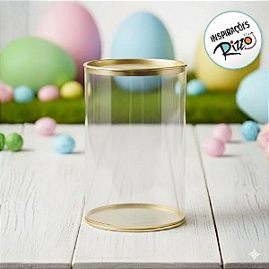 Lata Clean - Transparente - 12,5x22cm - 6 unidades - Cromus - Rizzo