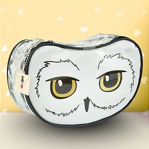 Estojo Simples de PVC com Zíper - Edwiges - Harry Potter - 21x12cm  - 1 unidade - Rizzo