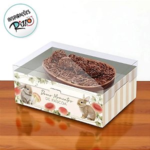 Caixa New Practice para Meio Ovo de 350g - Breeze - 6 unidades - Cromus - Rizzo