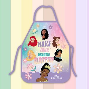 Avental Infantil - Princesas - 38x48cm - Disney Original - 1 unidade - Rizzo