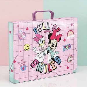 Pasta Maleta - Minnie e Magali - 36x26x4cm - Disney Original - 1 unidade - Rizzo
