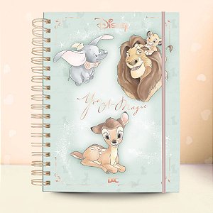 Caderno Smart Univ. Com Folhas Reposicionáveis - Clássicos - 10 Divisórias - 20x27cm - Disney Original - 1 unidade - Riz