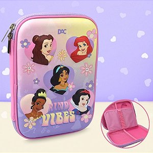 Estojo Box 3D - Princesas - 22x15cm - Disney Original - 1 unidade - Rizzo