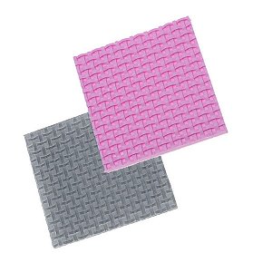 Molde de Silicone Marcador Trançado Ayla Ref. 561 Flexarte Rizzo Confeitaria