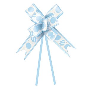 Laço Fácil - Páscoa Rainbow Azul - 10 unidades - Cromus - Rizzo