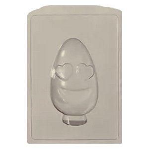Forma de Acetato Especial - Ovoji Paixão 300g - Ref.FP244 - 1 unidade - Crystal - Rizzo