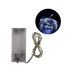 Cordão de Led Fio de Fada - Branco - 3m - 1 unidade - Rizzo