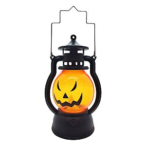 Mini Lamparina Decorativa Halloween - Abóbora Mod.1 - 12x6cm - 1 unidade - Rizzo