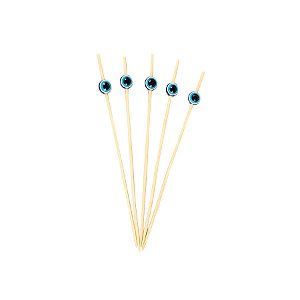 Palito em Bambu para Petiscos - Olho Grego - 20 unidades - Rizzo