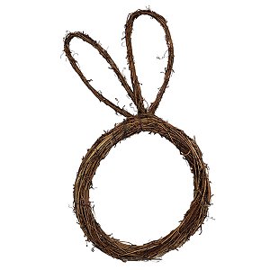 Enfeite para Pendurar - Coelho Madeira Vazada de Páscoa -  - 1 unidade - Rizzo