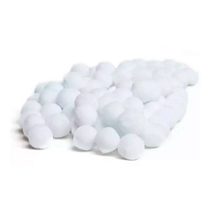 Pom Pom Branco para Decoração - 2cm - 1 unidade - Rizzo