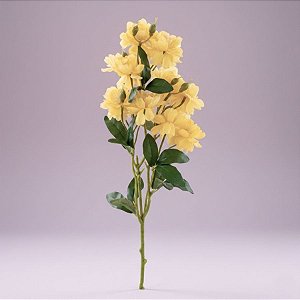 Haste Flor Permanente -  Rosa Banksiae - Amarelo - 64cm - 1 unidade - Cromus - Rizzo