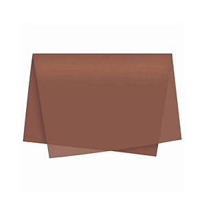 Papel de Seda - 50x70cm - Chocolate - 100 unidades - Rizzo