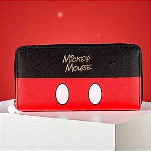 Carteira de Mão - Mickey Mouse - Clássica - 19x9cm - Disney Original - 1 unidade - Rizzo