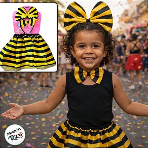 Kit Fantasia Carnaval - Abelhinha - 1 unidade - Rizzo