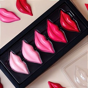 Caixa Boca - 5 Cavidades - Preto - 20x8cm - 5 unidades - Rizzo