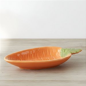 Petisqueira de Páscoa em Cerâmica - Cenoura Porta Objetos - 7cm - 1 unidade - Rizzo