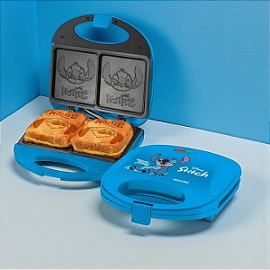 Sanduicheira Elétrica - Stitch - Azul - 127V - Disney Original - 1 unidade - Mallory - Rizzo