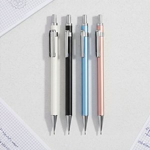 Lapiseira com Clipe de Metal - Ponta 0.7mm - Sortido - Caixa - 36 unidades - Deli - Rizzo