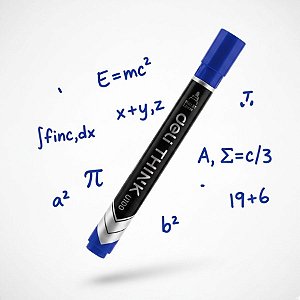 Marcador Permanente - Ponta Bullet 1,5mm Azul - Caixa - 12 unidades - Deli - Rizzo