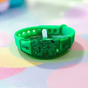 Pulseira Sensor de Movimento com Luz - Verde - 1 unidade - Rizzo