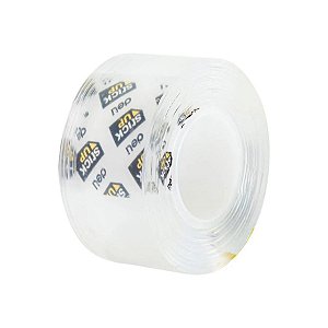 Fita de Montagem Transparente - 5kg a cada 10cm - 25mm x 1,5m - 1 unidade - Deli - Rizzo