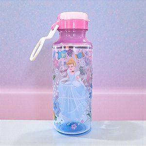 Garrafa Abre Fácil - Cinderela - 600ml - Disney Original - 1 unidade - Plasútil - Rizzo